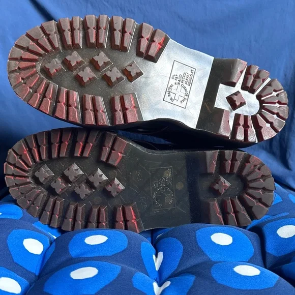 Dr. Martens 8053 Quad Black Fondant Pink Arcadia Leather Platform UK6 W8 - Picture 7 of 9